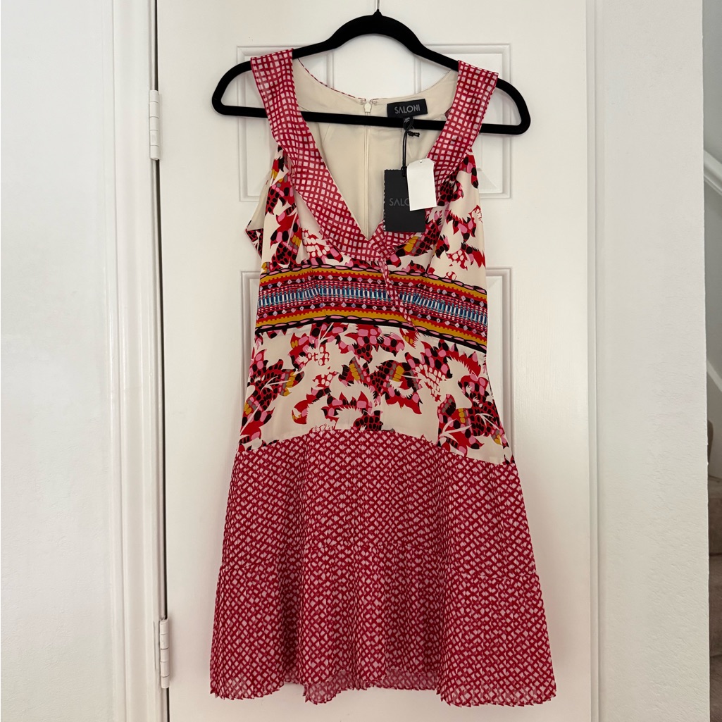 Saloni Amy Mini Dress Size 6